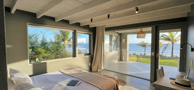 Suíte de casal da Casa de Mar com vista para o oceano no Club de Mar, Icaraizinho