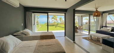 Living room with sofas