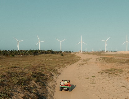 Passeio de buggy feito na região de Icaraizinho