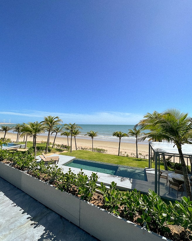 3/6 - Vista de um dos andares em direção ao mar