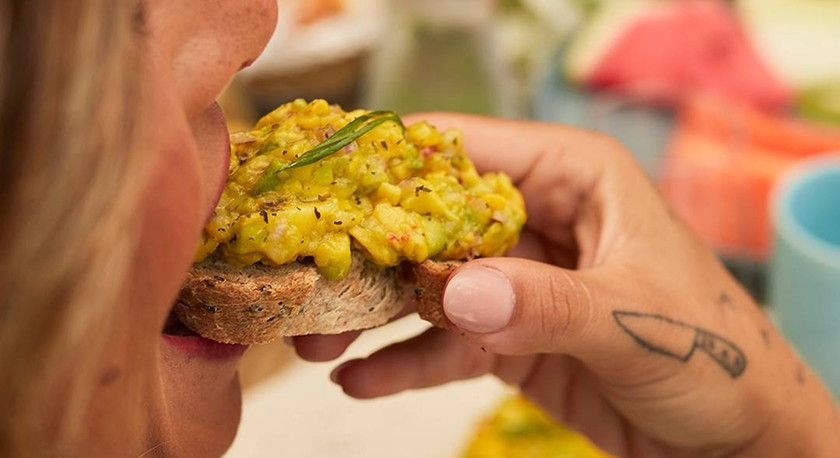 Plato regional con mariscos y especias locales de Icaraizinho de Amontada